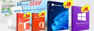 Cette semaine, Windows 10 toujours � 13 euros et Windows 11 � 19 euros !!!