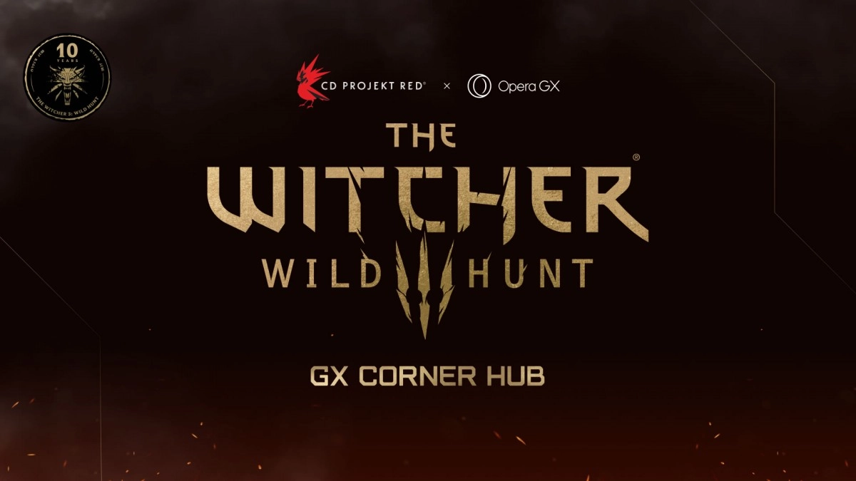 The Witcher 3 : Wild Hunt 10th Anniversary Edition s'invite dans Opera GX