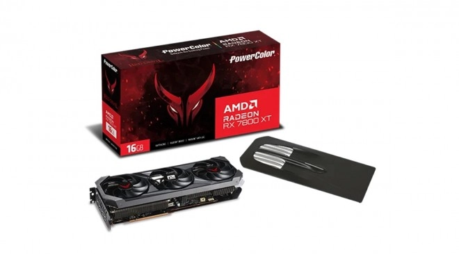 PowerColor : une RX 7800 XT Red Devil BackPlate Edition et une BackPlate a�ro achetable seule !