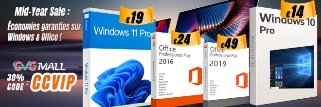 Ne cherchez plus, Windows 10 � 13 euros et Windows 11 � 19 euros, c'est ici !!!