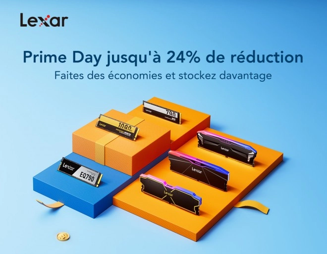Lexar propose des SSD NVMe ultra-rapides et de la RAM DDR5 performante � tr�s bon prix