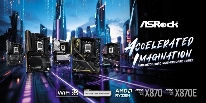 Pas moins de 5 nouvelles CM X870 et X870E chez ASRock