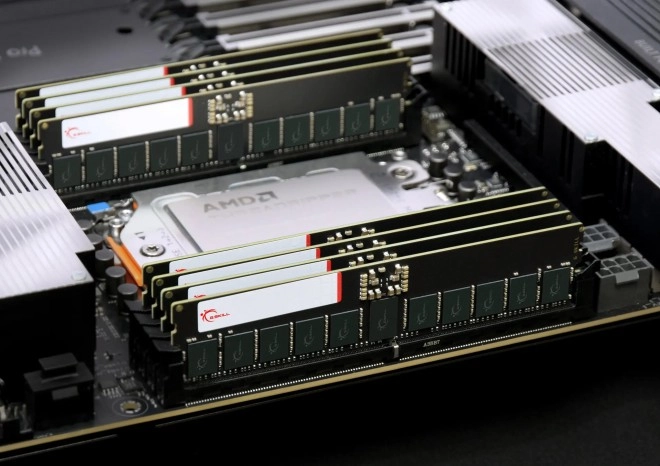 Gskill balance un kit T5 Neo DDR5‑6400 CL38 de 512 Go pour les Ryzen Threadripper PRO