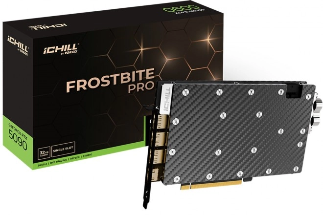 INNO3D annonce des RTX 5080 et 5090 Frostbite Pro 1 Slot Design !