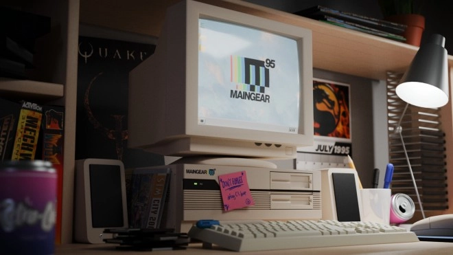 MAINGEAR balance le Retro95, un PC au look d'avant, mais avec la puissance d'aujourd'hui
