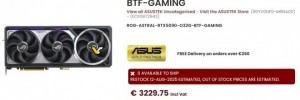 ASUS ROG Astral RTX 5090 BTF Edition : 3200 euros SVP !!!
