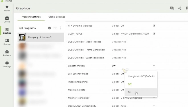NVIDIA devrait int�grer le Smooth Motion Frame Generation � ses futurs drivers