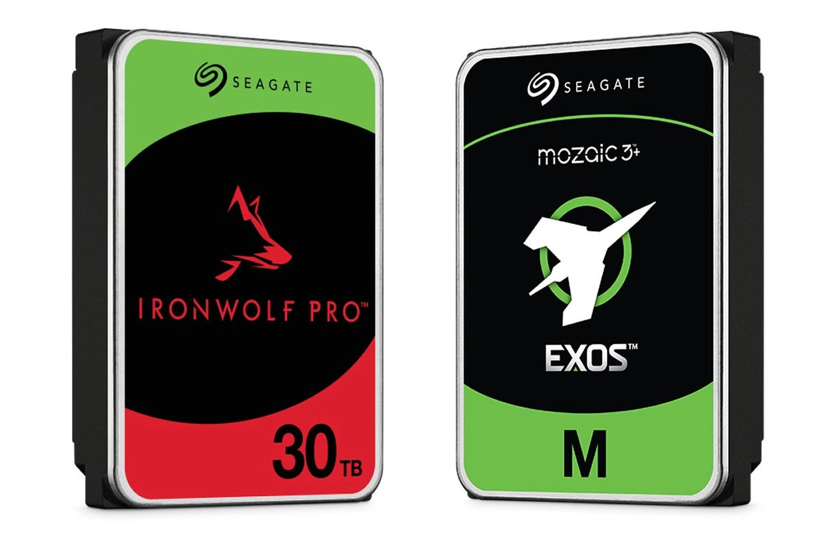Seagate arrive avec ses disques IronWolf Pro et Exos M de 28 To et 30 To
