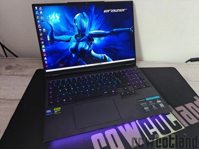 Test portable Gamer ERAZER Beast 16 X1 Ultimate : RTX 5090 inside