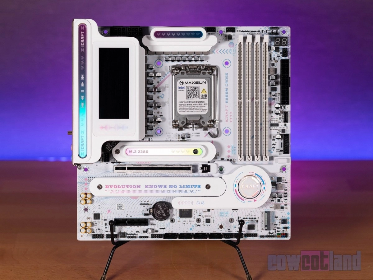 Carte m�re MAXSUN iCraft B860M CROSS PRO : 😍