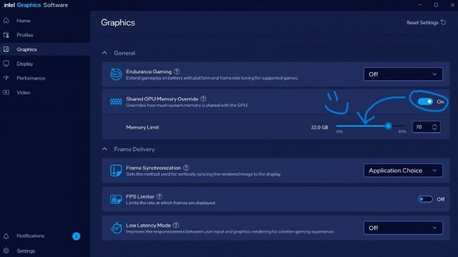 Intel booste la m�moire de ses iGPU avec le Shared GPU Memory Override