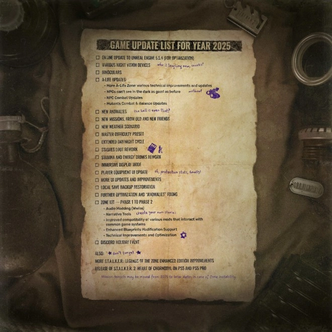 Le jeu S.T.A.L.K.E.R. 2: Heart of Chornobyl passera � la version 5.5.4 du moteur graphique Unreal Engine