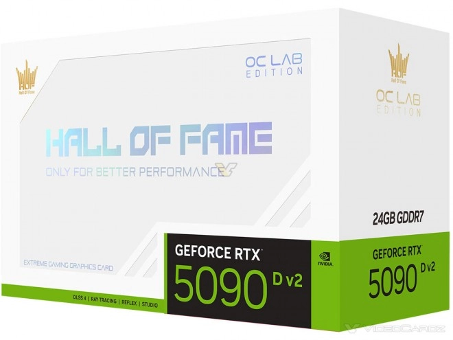 GALAX d�voile une GeForce RTX 5090D V2 HOF OC Lab Plus-X Edition