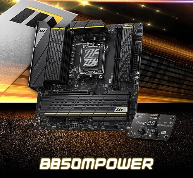 La MSI B850 MPOWER d�barquera le 17 septembre prochain