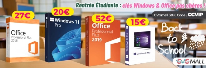 Windows 11 � 20 euros, c'est aussi le mercredi, eh oui !!!