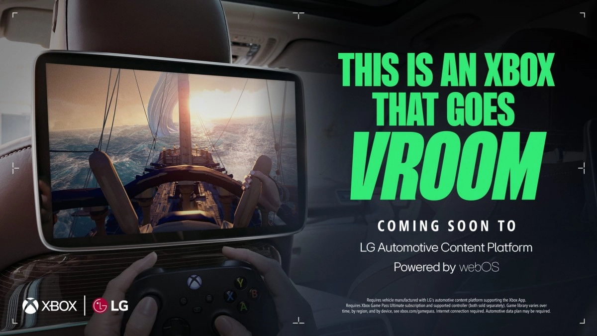 Xbox apporte le service Xbox Cloud Gaming en beta dans les voitures gr�ce � LG