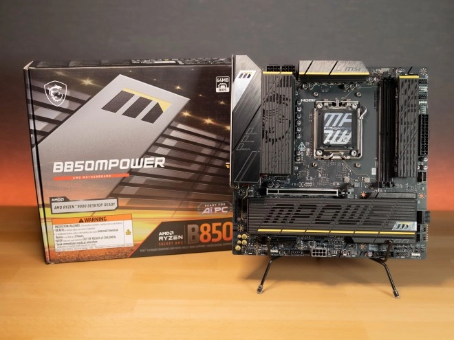MSI B850 MPOWER : la carte m�re introuvable en Europe, On en a obtenu une
