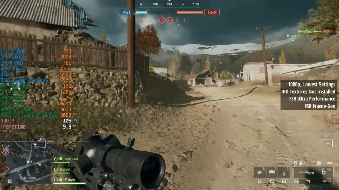 Eh oui, on peut jouer � 60 fps � Battlefield 6 avec une GTX 1650 Super ou une RX 570 !!!