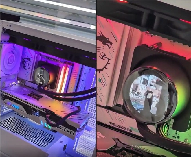 Truc de DINGO : Il joue � Battlefield 6 sur l'�cran de son AIO Watercooling !!!