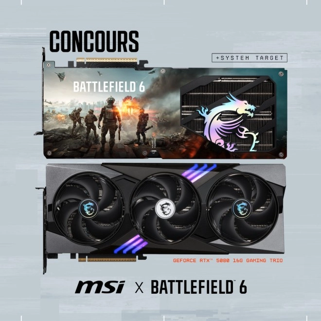 Concours : MSI met en jeu une RTX 5080 Battlefield 6 !