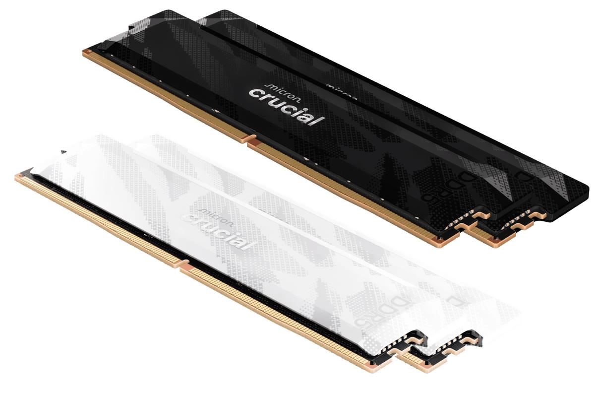 Une �volution en douceur pour la m�moire DDR5 Pro OC 6400 CL32 de Crucial