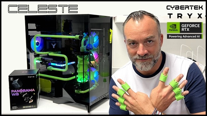 CYBERTEK TRYX NVIDIA : Une machine CUSTOM surpuissante de FOLIE !!!