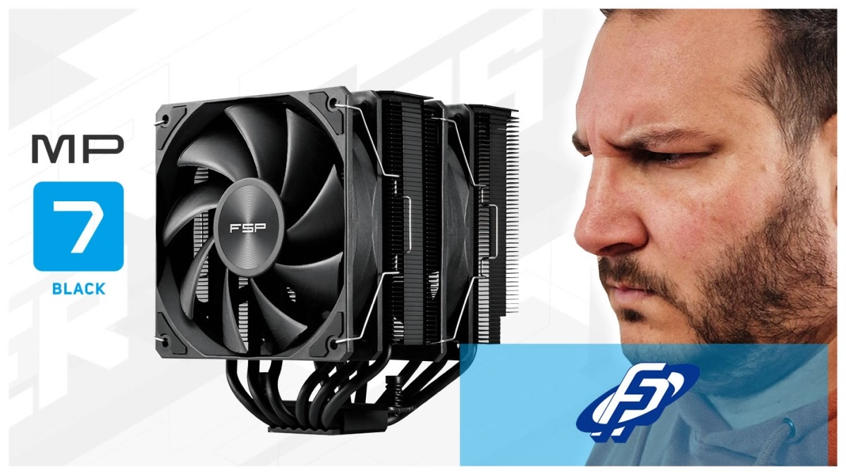 FSP MP7 Black, un dual tower abordable et classe