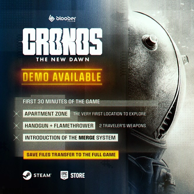Le jeu Cronos: The New Dawn a le droit � une d�mo