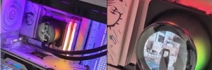 Truc de DINGO : Il joue � Battlefield 6 sur l'�cran de son AIO Watercooling !!!