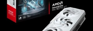 GIGABYTE d�voile des RX 9070 XT et RX 9060 XT Gaming ICE qui sont blanches, enfin non gris clair ou plut�t blanc...