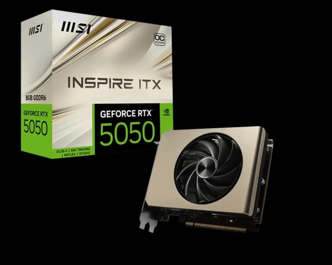 MSI RTX 5050 8G INSPIRE : SFF, ITX, HPI, TDAH et tout le tralala !