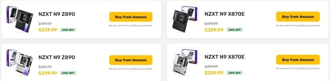 Les cartes m�res NZXT N7 et N9 litt�rallement brad�es, jusqu'� - 54 % !!!
