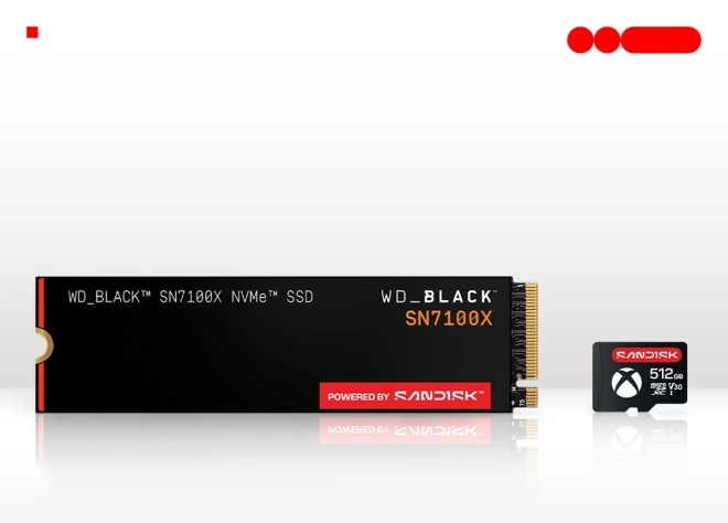 Sandisk d�voile une carte m�moire microSD exclusive et un SSD, tous deux sous licence officielle pour les nouvelles ROG Xbox Ally et ROG Xbox Ally X
