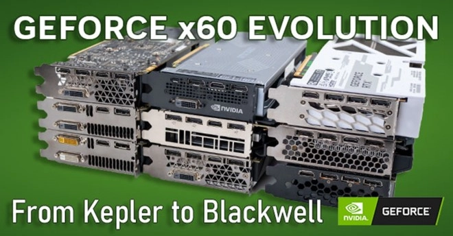 Techpower UP retrace l'histoire de la gamme 60 de NVIDIA