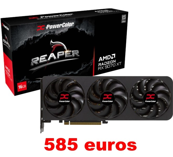 PIF, PAF, POUM, de la RX 9070 XT disponible � 585 euros !!!