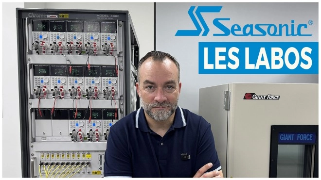 Les LABOS Seasonic � TAIPEI, la technologie avant tout !!!