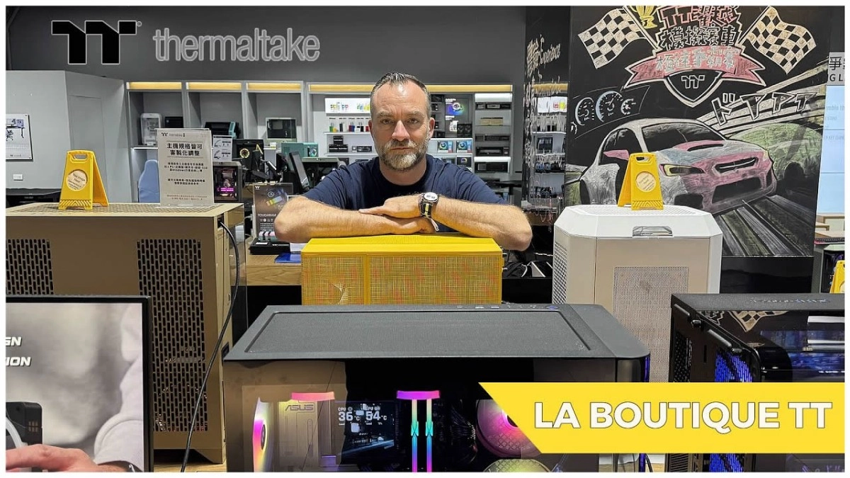 L'incroyable boutique Thermaltake de Taipei, du hardware � profusion