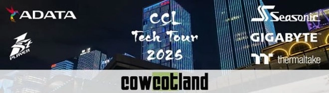 Toutes nos vid�os du CCL Tech Tour 2025 avec ADATA, Seasonic, Thermaltake, Gigabyte et 1STPLAYER