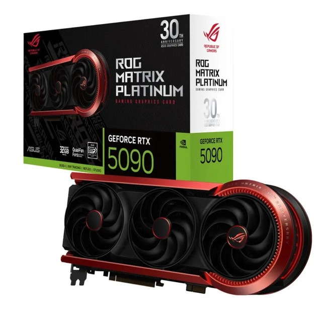 ASUS stoppe temporairement les exp�ditions de la RTX 5090 ROG Matrix, un possible souci de qualit� en cause