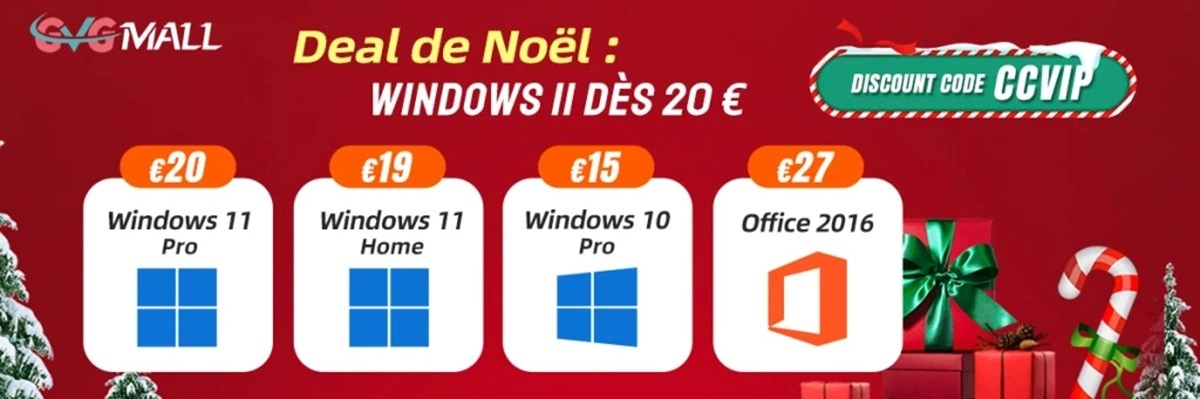 Ho ho ho achetez une cl� Windows 11 Pro � 21 euros