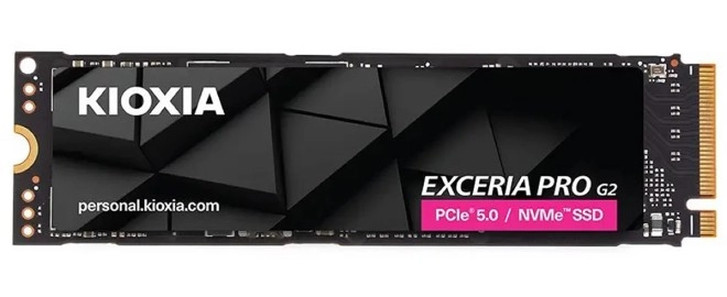 KIOXIA lance des SSD PCIe 5.0 jusqu�� 14,9 Go/s : EXCERIA PRO G2 et EXCERIA G3