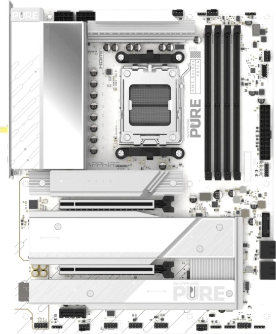 SAPPHIRE lance discr�tement une nouvelle carte m�re, la  PURE Polar X870A WIFI 7