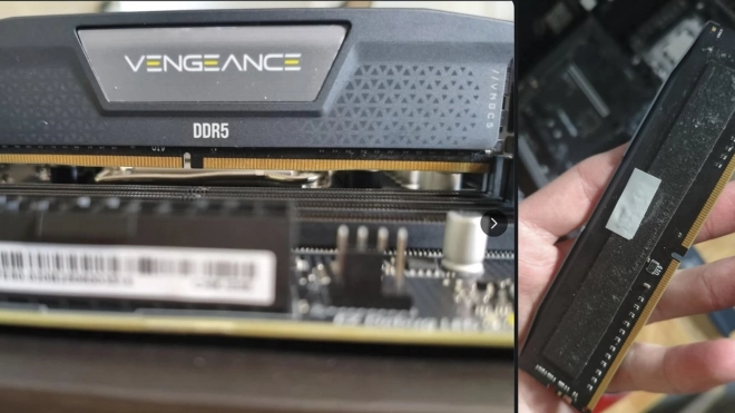 Eh oui, encore de la fausse DDR5 qui traine sur Amazon...