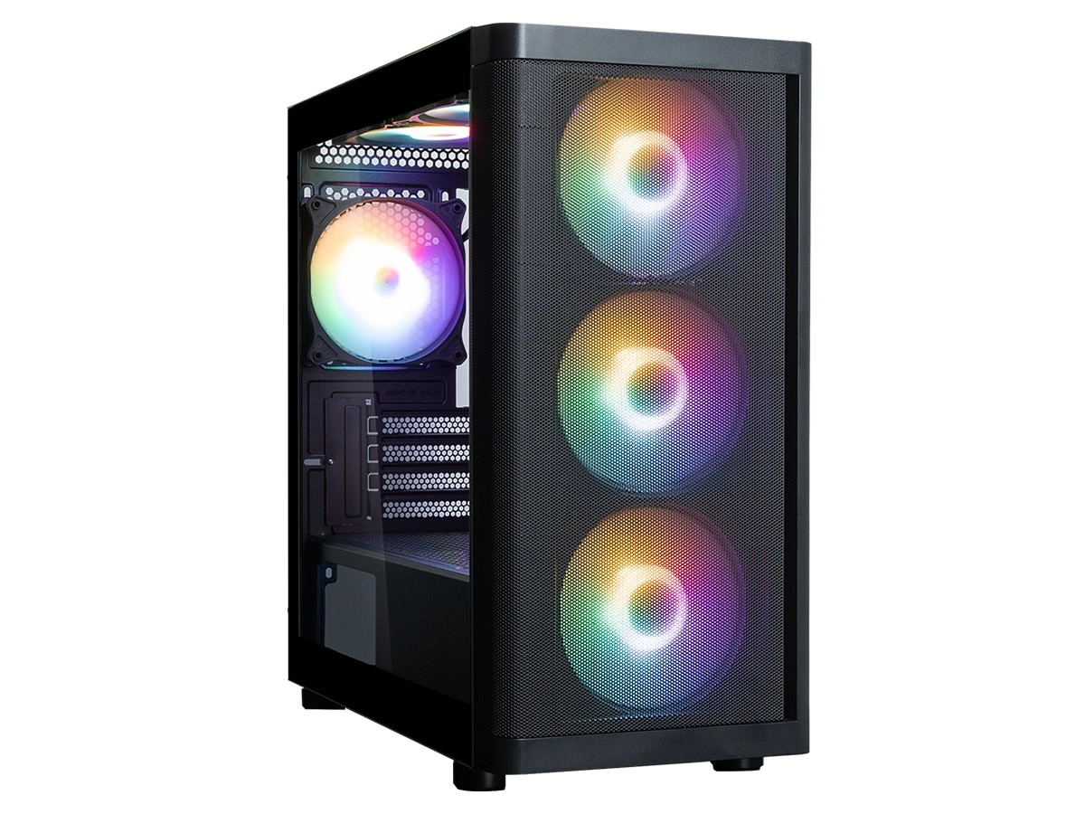 Avec six ventilateurs, le ZALMAN M4 SE ne manque pas d'air et de RGB