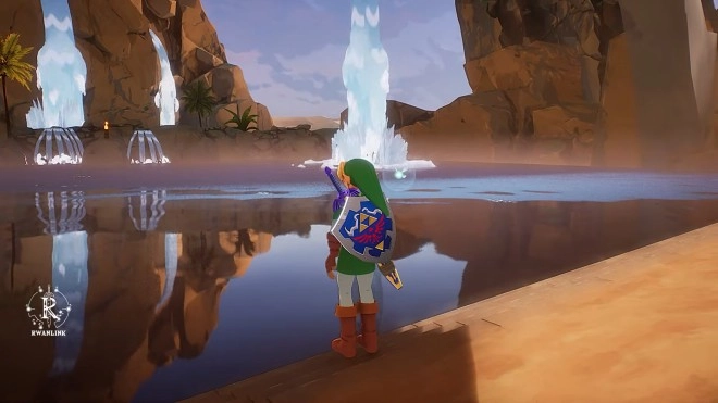 Plongez au sein de la forteresse Gerudo, de Zelda Ocarina of Time, sublim�e gr�ce � l'Unreal Engine 5