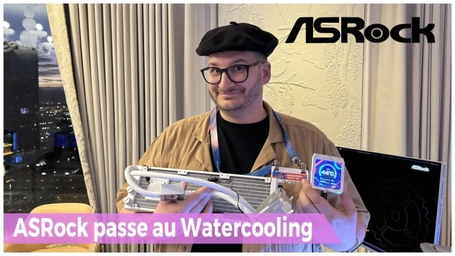 ASRock passe au watercooling au CES 2026