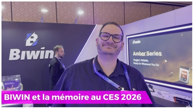 BIWIN miniaturise le stockage au CES 2026