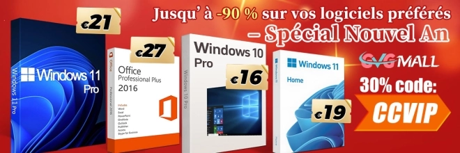 En mode Jet-Lag, Windows reste � seulement 11 � ! Activation officielle et support garanti par GVGMall