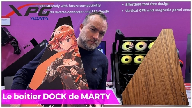 ADATA d�voile un boitier DOCK pour MARTY