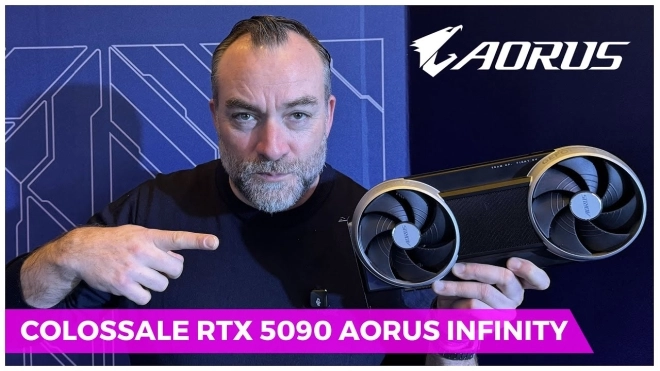 COLOSSALE la RTX 5090 INFINTY de AORUS !!!